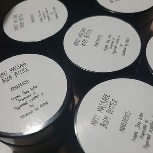 2oz Mint Massage body butter